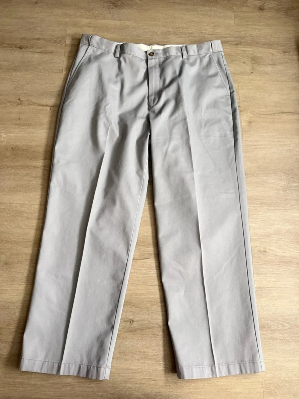L.L. Bean Comfort Waist Pants Trouser Gray SZ 40x29